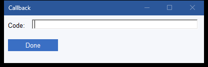 A form field with a live validation callback